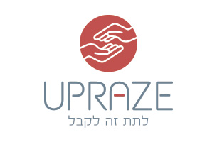 עיצוב לוגו UPRAZE לתת זה גם לקבל